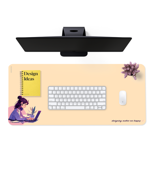 Happy Designing | UX Desk Mat