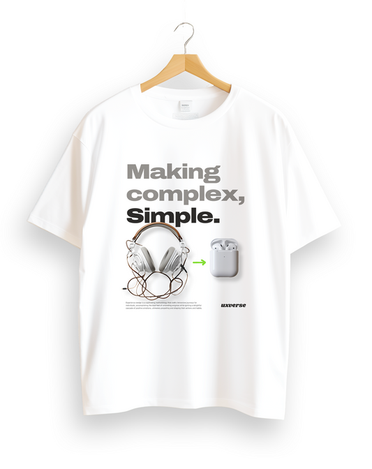 Making complex simple | Unisex UX Design Tshirt