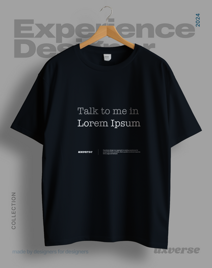 Lorem ipsum | Unisex UX Design Tshirt