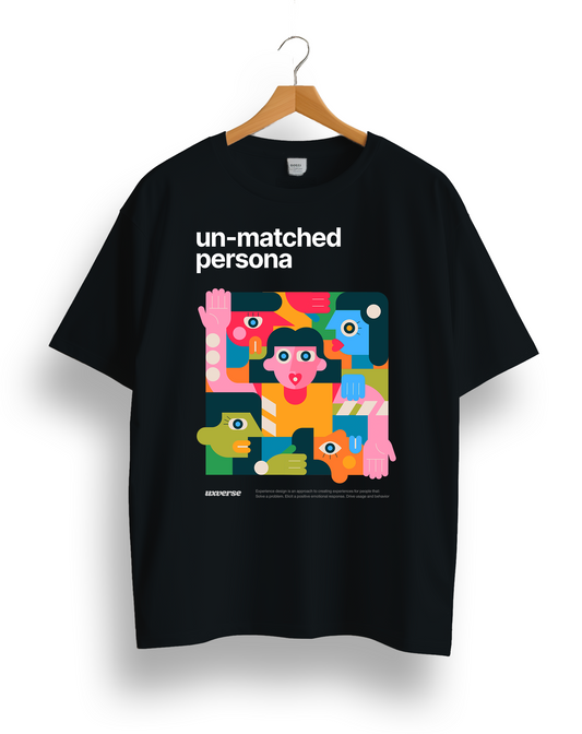 Un-matched persona | Unisex UX Design Tshirt