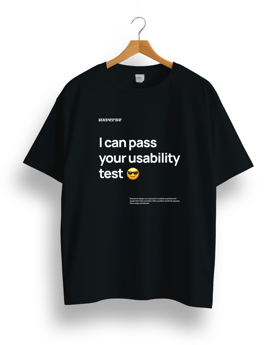 Usability test | Unisex UX Design Tshirt